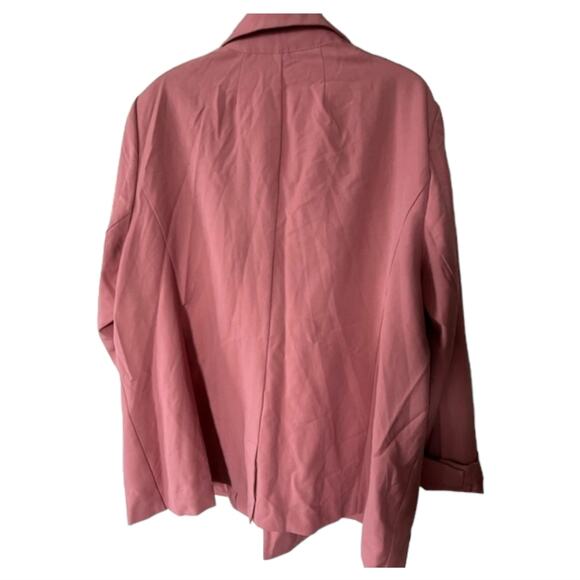 Lane Bryant The Bryant Blazer, Pastel Mauve Pink Neutral Color, Boyfriend Blazer - Picture 3 of 11